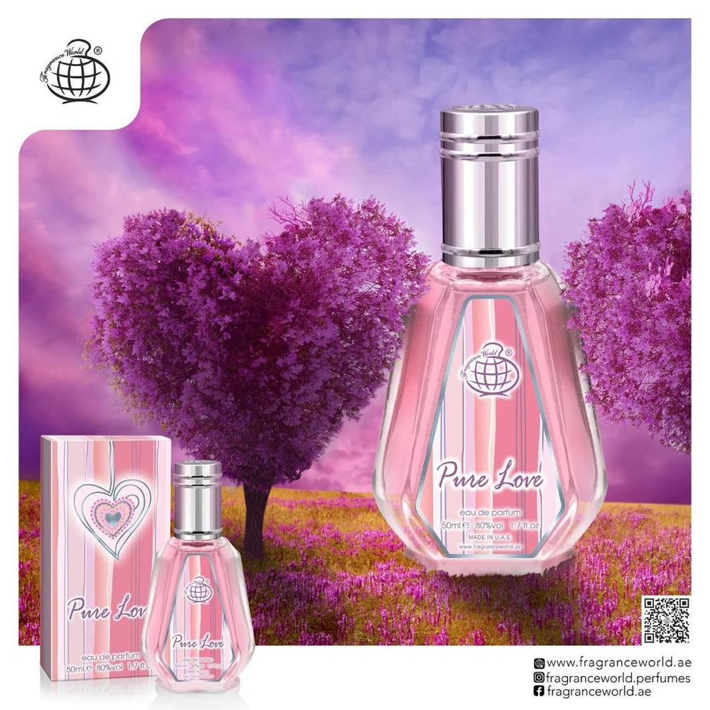 Eau de Parfum Pure Love Fragrances World - 50 ml