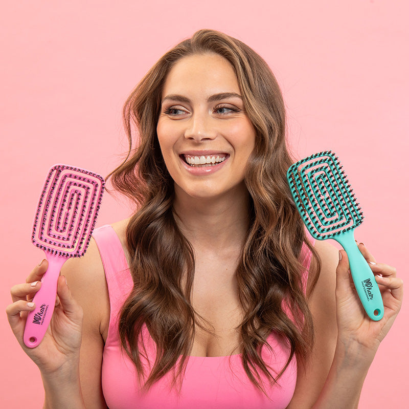 Brosse démélante professionnelle IMPHAIR bleue